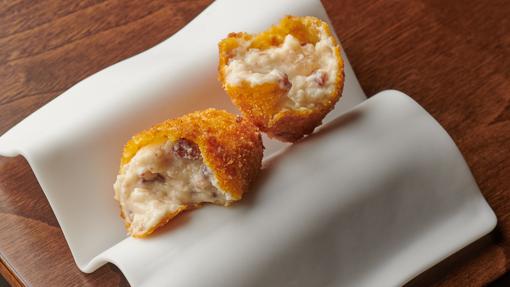 Croquetas de jamón en La Mesa de Conus, Vigo