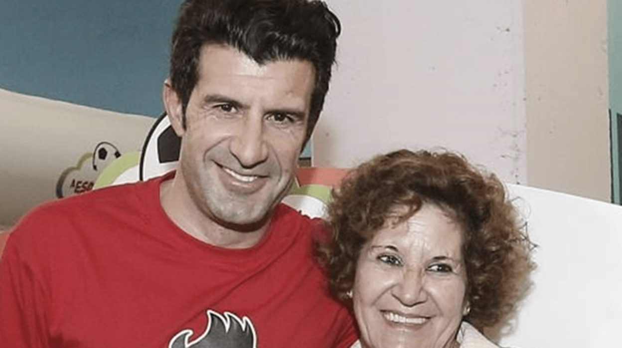 Luis Figo, de luto al fallecer su madre en Lisboa