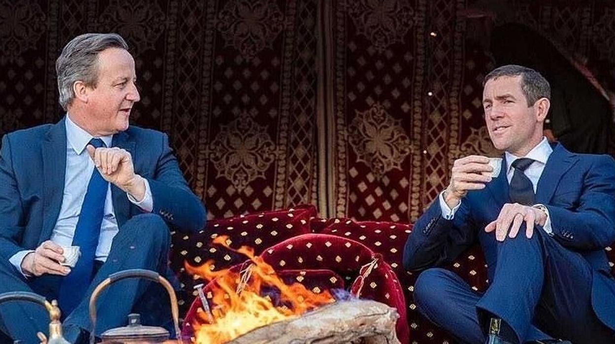 David Cameron y Lex Greensill