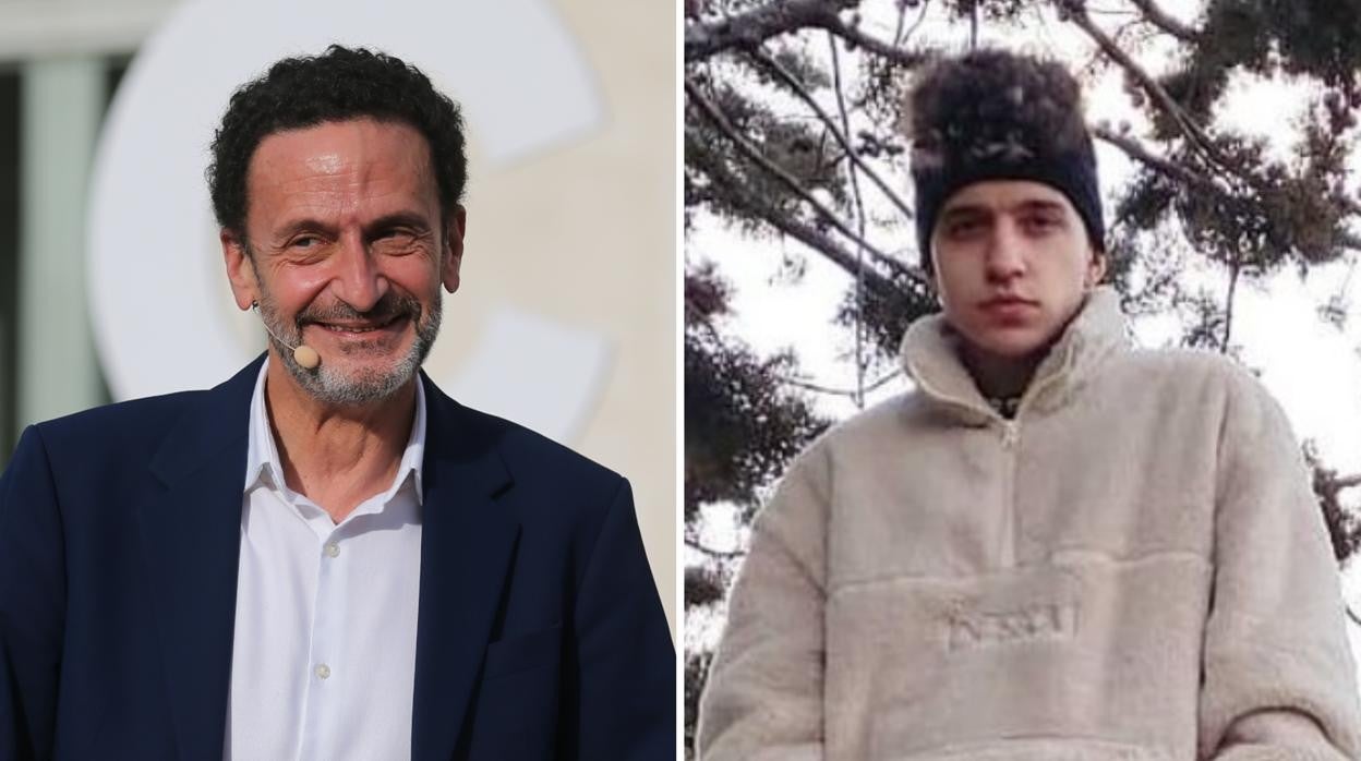 El candidato de Ciudadanos, Edmundo Bal, y su hijo Edmundo