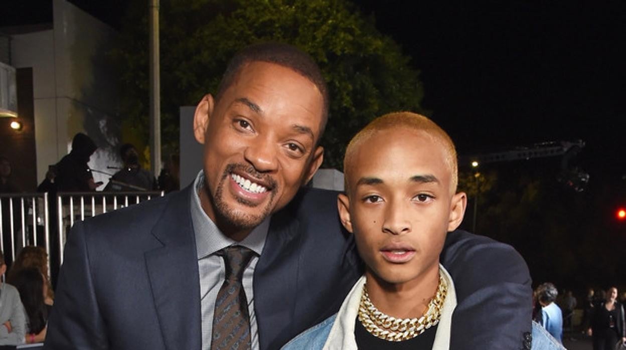 Jaden junto a su padre Will Smith