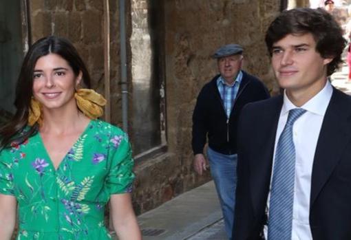 Los contrayentes Belén Corsini y Carlos Fitz James