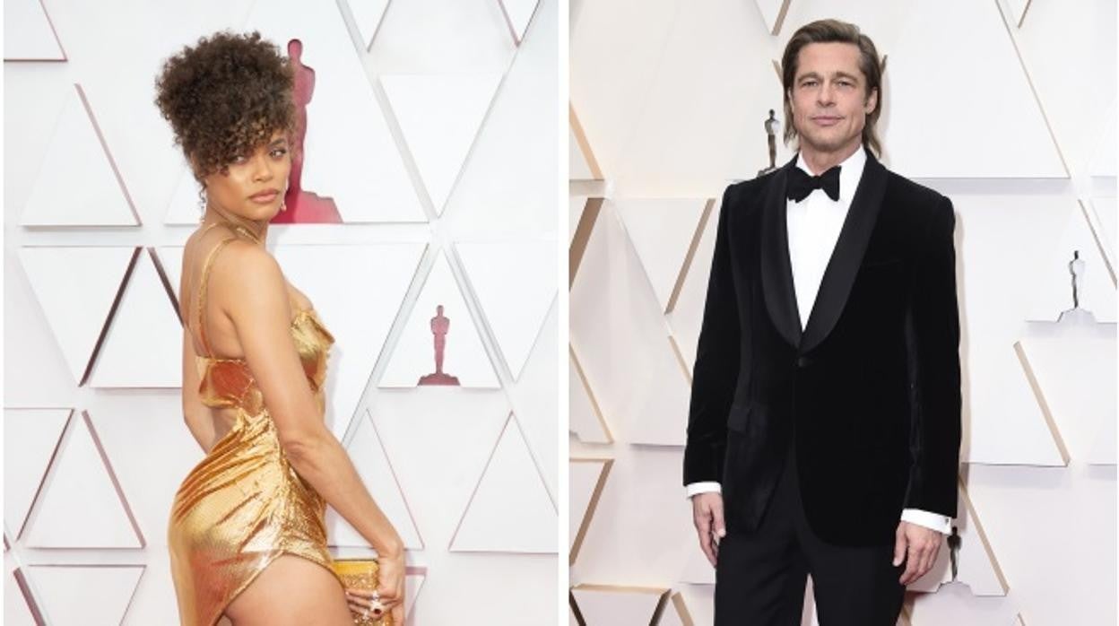 Andra Day y Brad Pitt, en la pasada celebración de los Premios Oscar