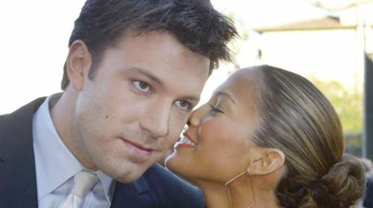 Ben Affleck y Jennifer López en una foto de 2003