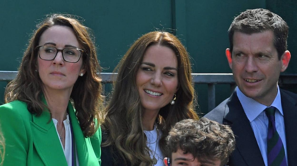 La duquesa de Cambridge, Kate Middleton, en Wimbledon el pasado viernes