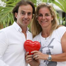 Arantxa Sánchez Vicario y su ex José Santacana en 2014