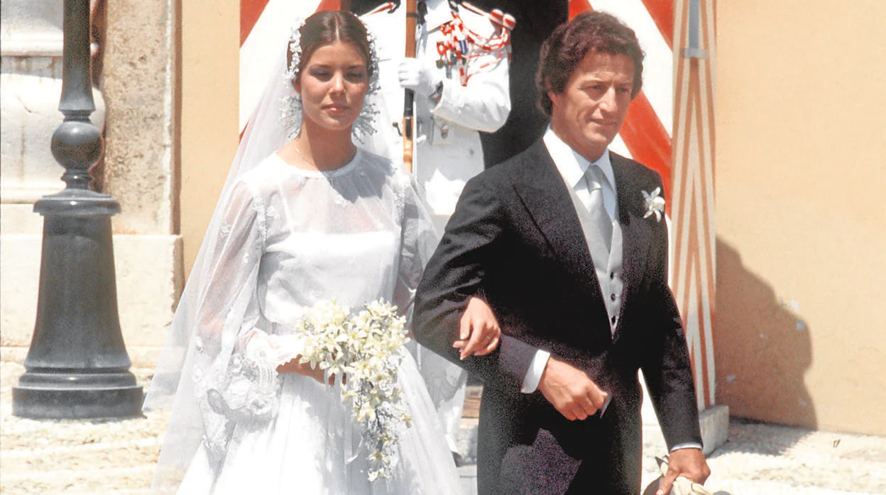Junot se casó el 29 de junio de 1978 con Carolina de Mónaco