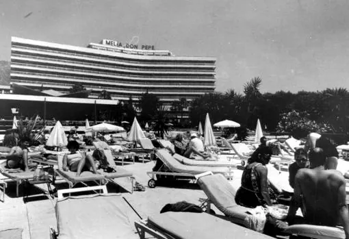 Imagen del hotel en 1981
