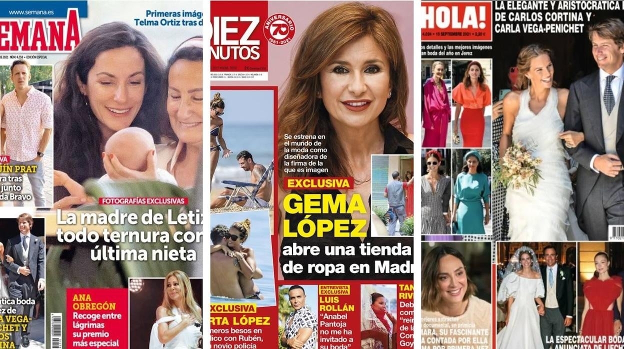 Portada de las revistas de los miércoles