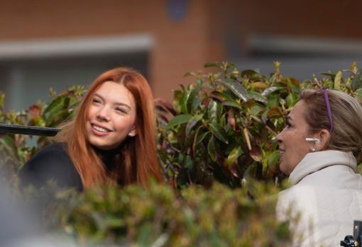 Carmen Borrego y Alejandra Rubio el pasado mes de febrero