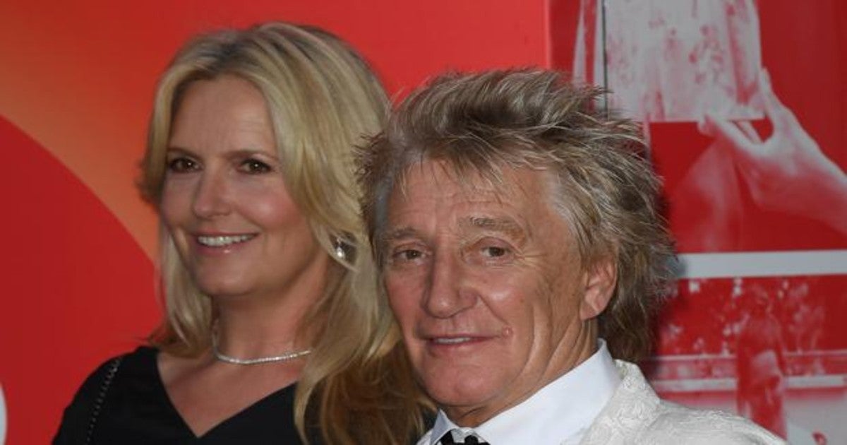 Rod Stewart y su esposa, la ex modelo Penny Lancaster