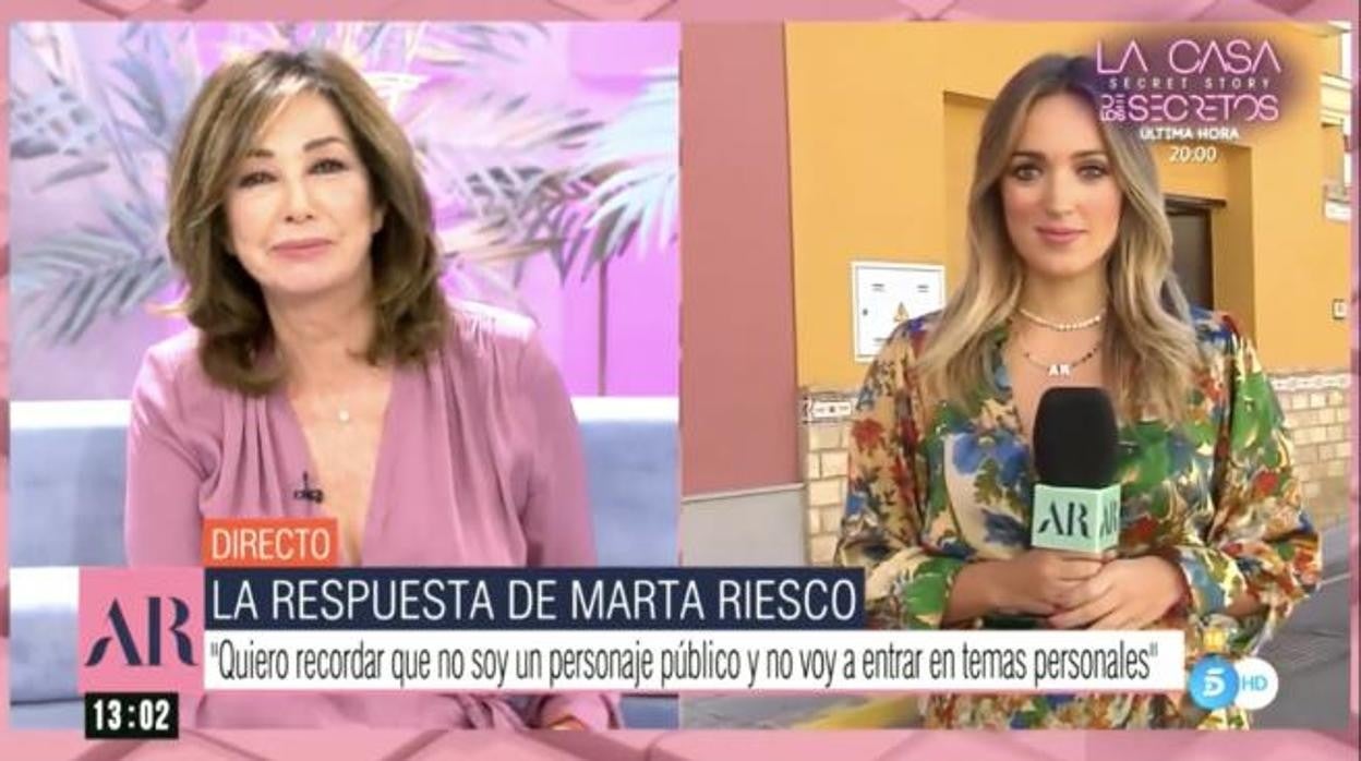 Marta Riesco emite un comunicado en &#039;El programa de Ana Rosa&#039;