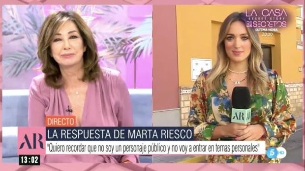 Marta Riesco emite un comunicado en 'El programa de Ana Rosa'