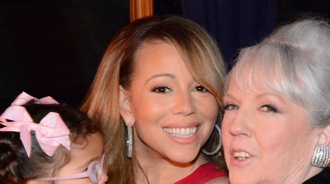 Mariah Carey junto a su madre