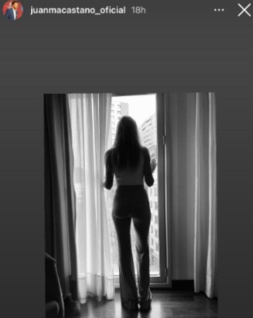 La foto que Juanma ha colgado en sus Stories, muestra a Helena de espaldas, pero es ella, lo juramos