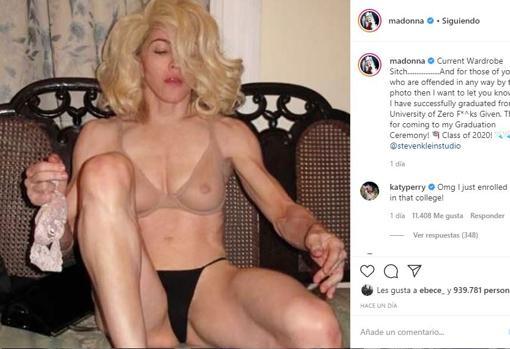 El tremendo cabreo de Madonna con Instagram por censurarle un desnudo