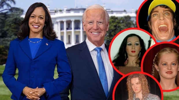 Mira las increíbles figuras de Cera de Joe Biden y Kamala Harris y otras 10 que son un horror