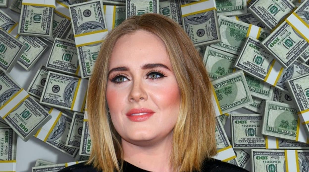 Adele se está haciendo de oro en Las Vegas sin cantar.