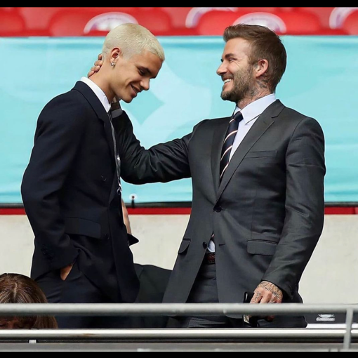 Romeo y David Beckham