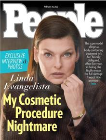 Portada de la revista que protagoniza Linda Evangelista