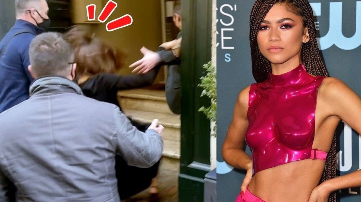 EL gracioso tropiezo de Zendaya