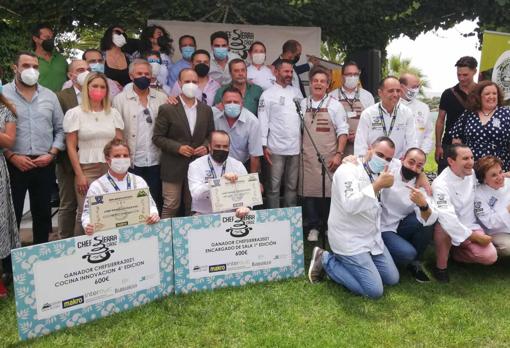 Foto de familia en la entrega de premios de la cuarta edición