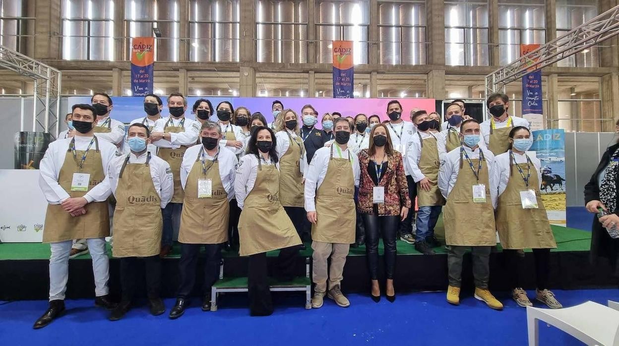 Los participantes en la quinta edición del Chef Sierra de Cádiz