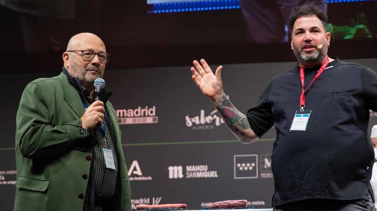 Mauro Barreiro, en el escenario de Madrid Fusión