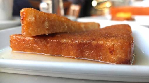 Las torrijas de La Rosa de Oro, en Jerez