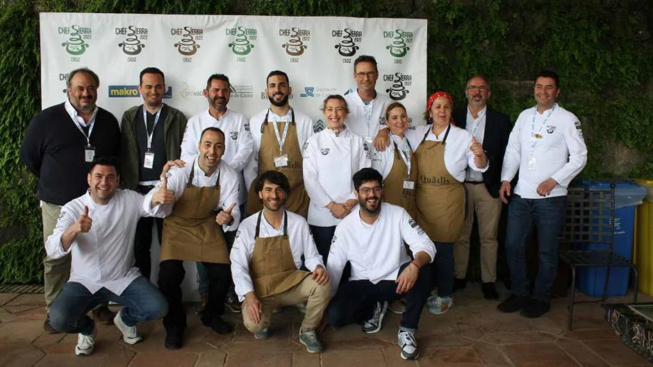 Los finalistas y el jurado de Chef Sierra de Cádiz 2022