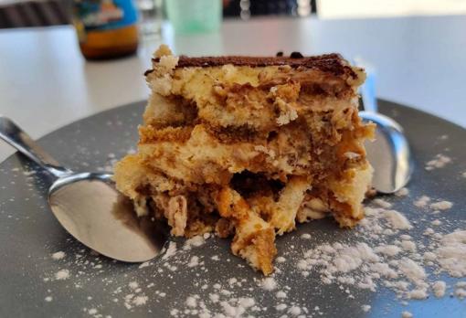 El tiramisú, en los postres de Los Napolitanos