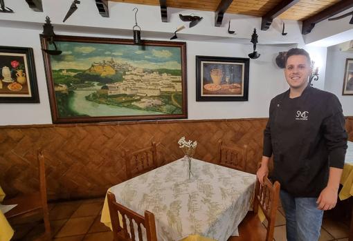 Salvi Muñoz, en el salón más antiguo de la venta