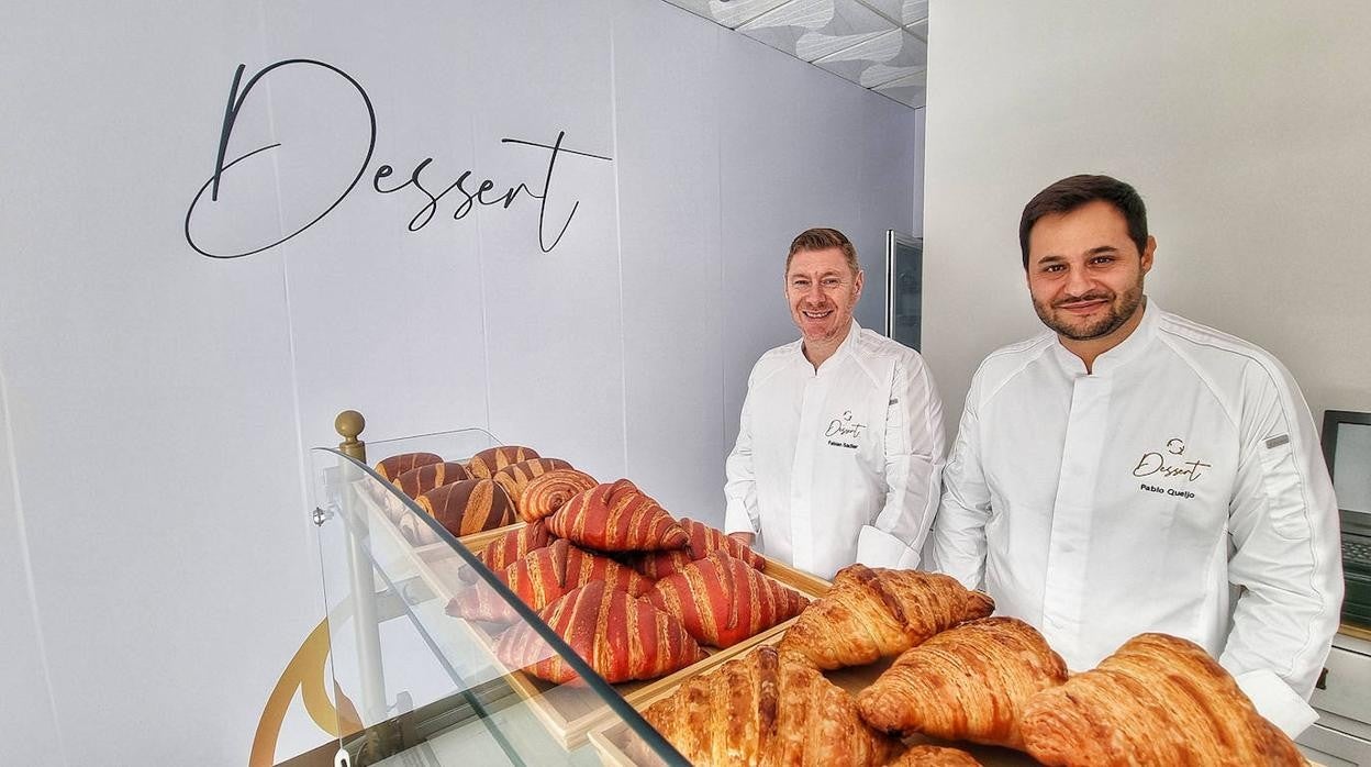 Fabian Sadler y Pablo Queijo, en Dessert Pastelería de Autor