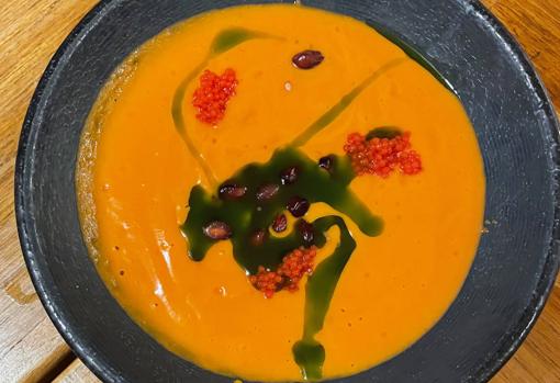 Salmorejo de cangrejo