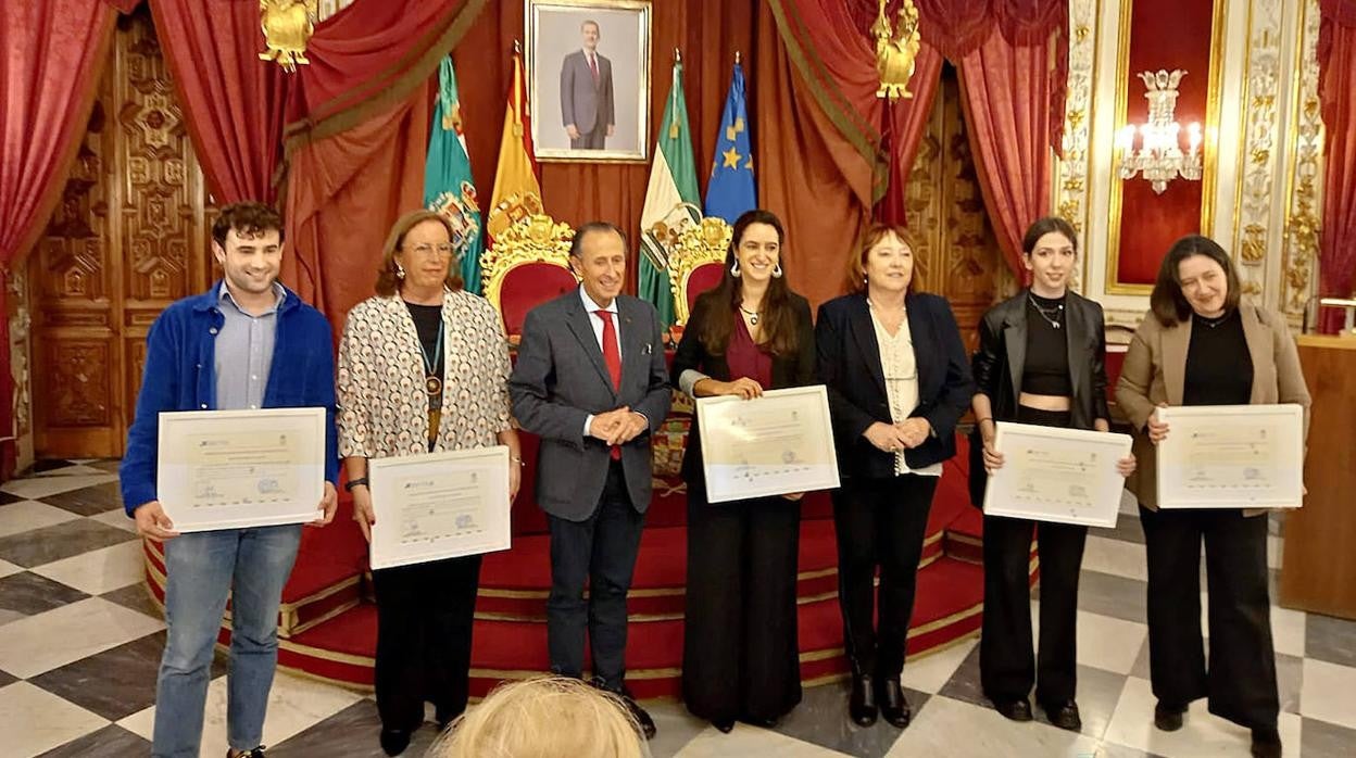 Entrega de premios en la Diputación Provincial de Cádiz