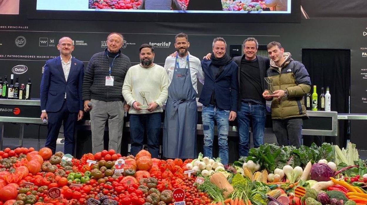 Juanlu Fernández y Dani Ramos, de La Cremita, en el centro de la imagen