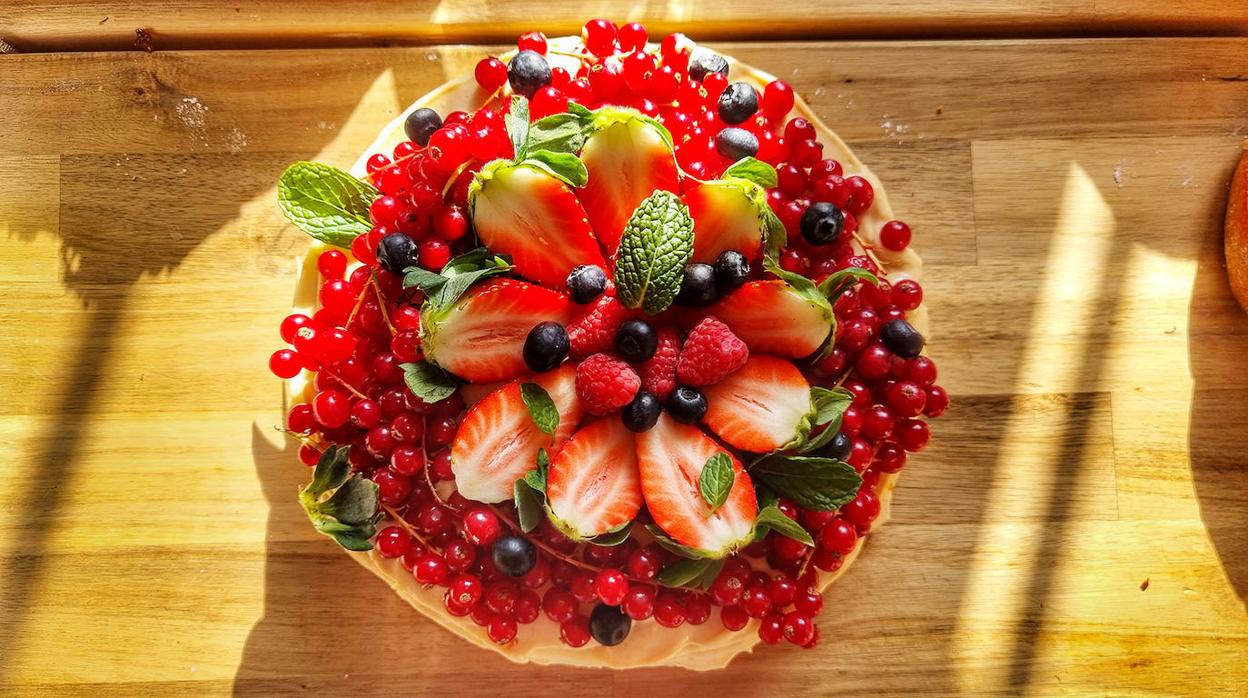 Una de las tartas de Mamachicha, en El Puerto de Santa María