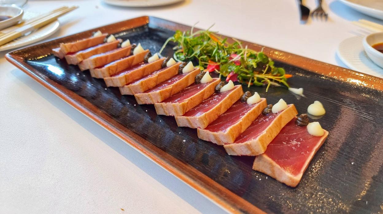 Tataki de atún de El Campero