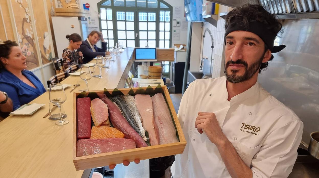 Víctor Jaén, propietario y cocinero de Tsuro, en Jerez