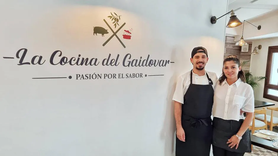 Sergio Naranjo y Vyanka López, en La Cocina del Gaidóvar