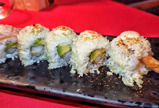 Muestra del sushi de Trocadero Tarifa