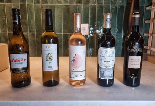 Los vinos elegidos para la cena de presentación