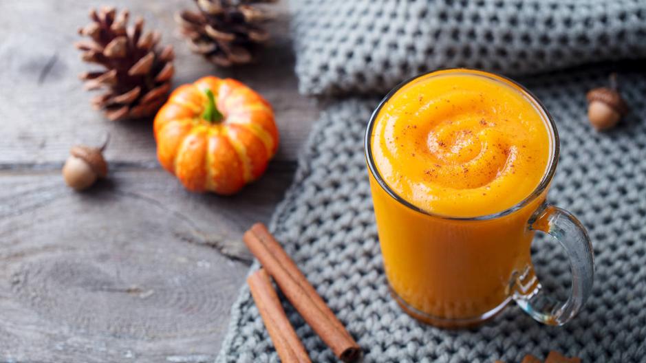 Batido de calabaza con canela una bebida deliciosa cargada de propiedades