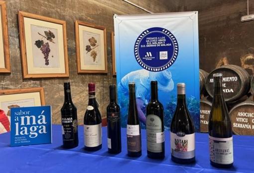 Los vinos premiados por Sabor a Málaga en 2023.