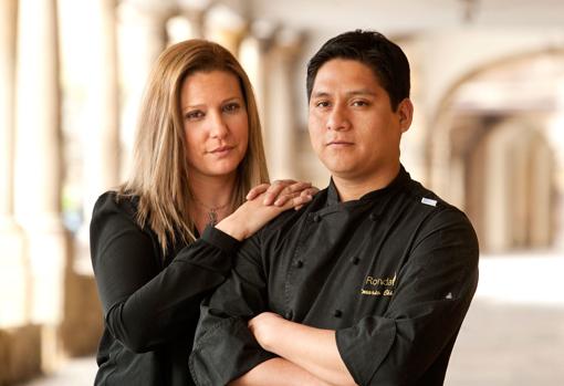 Mario Céspedes y Conchi Álvarez, propietarios de los restaurantes Ronda 14
