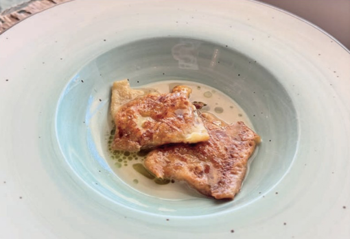 Raviolis de galeras con alboronía