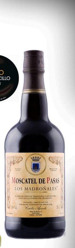 PREMIO GRAN BACCHUS DE ORO AL MOSCATEL PASAS-2015