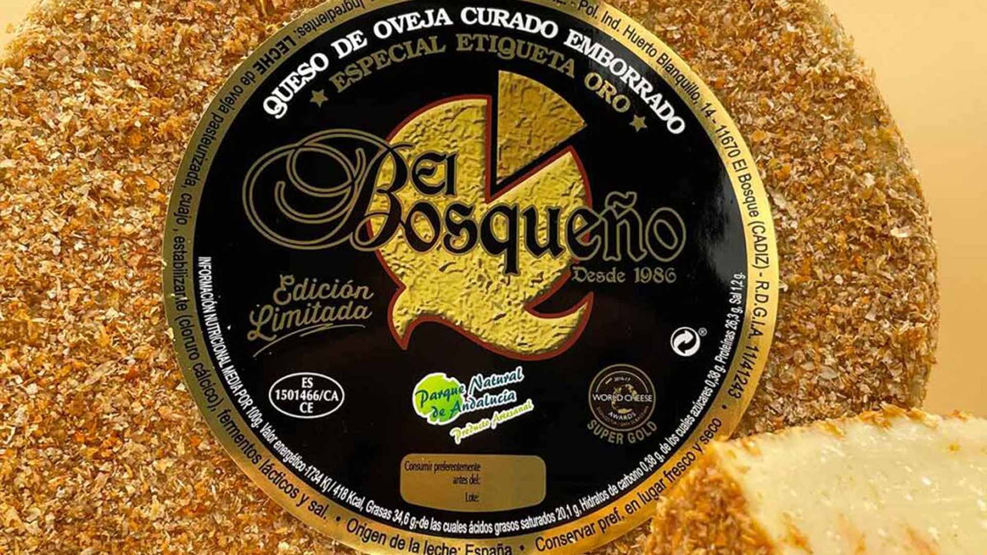 El Bosqueño presenta el queso emborrado Etiqueta Oro en su 35 aniversario