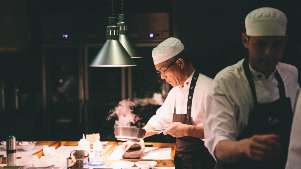 Restaurante Kabuki Raw en Finca Cortesin. 