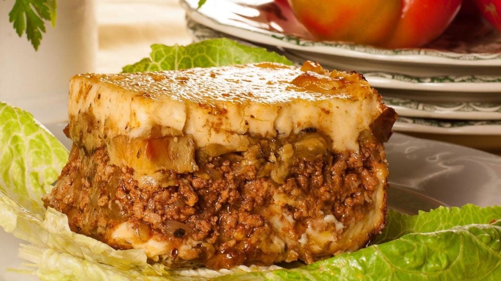 pastel de berenjenas de taberna gaspar. 